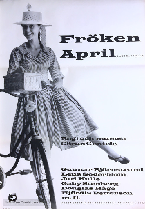 Fr&ouml;ken April - Swedish Movie Poster