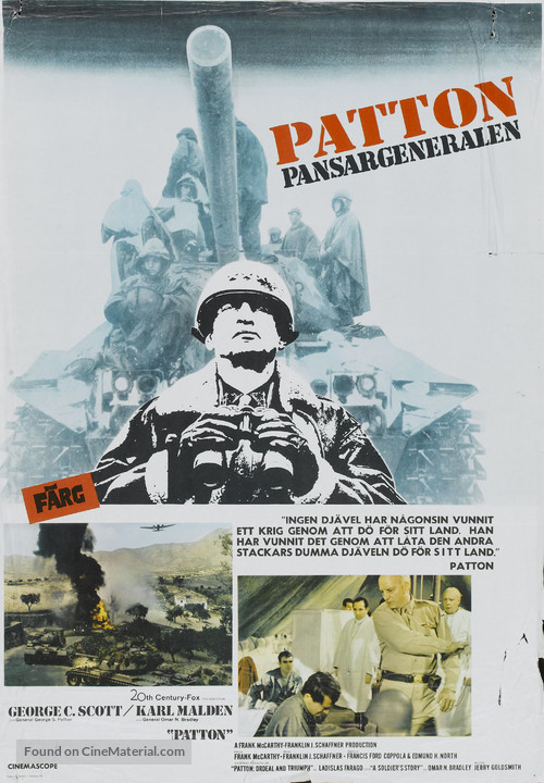 Patton - Swedish Movie Poster