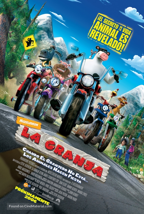 Barnyard - Mexican poster