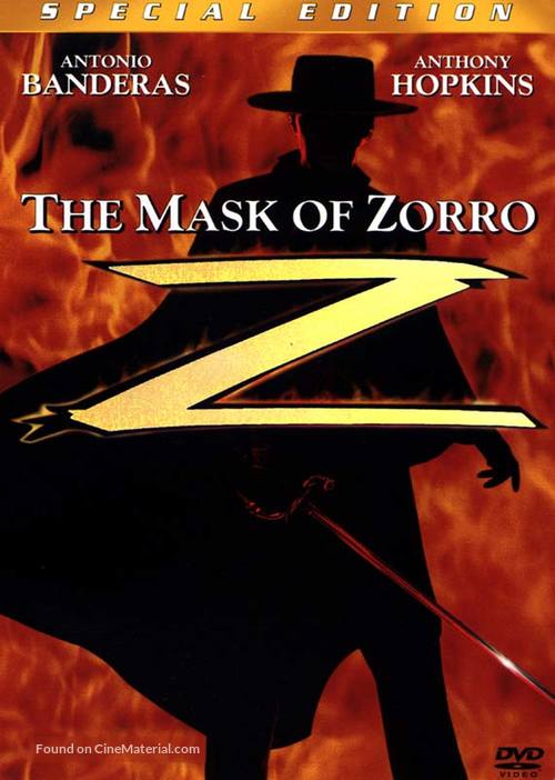 The Mask Of Zorro - DVD movie cover