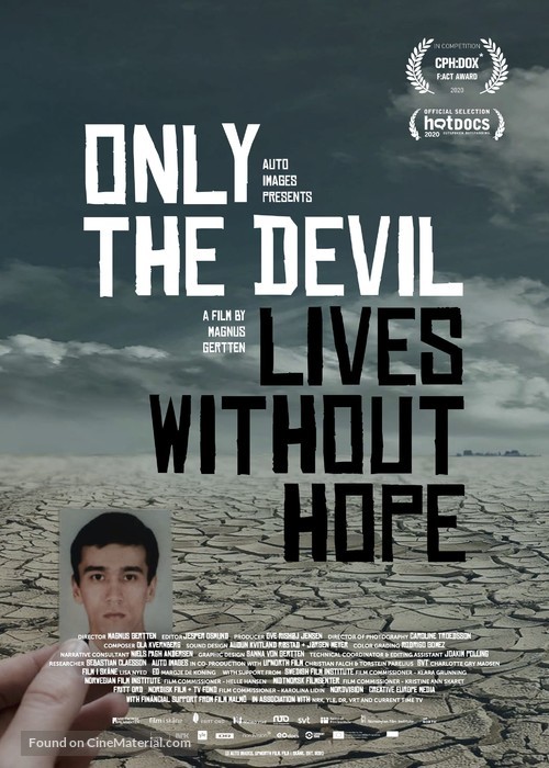 Only the Devil Lives Without Hope - Swedish Movie Poster