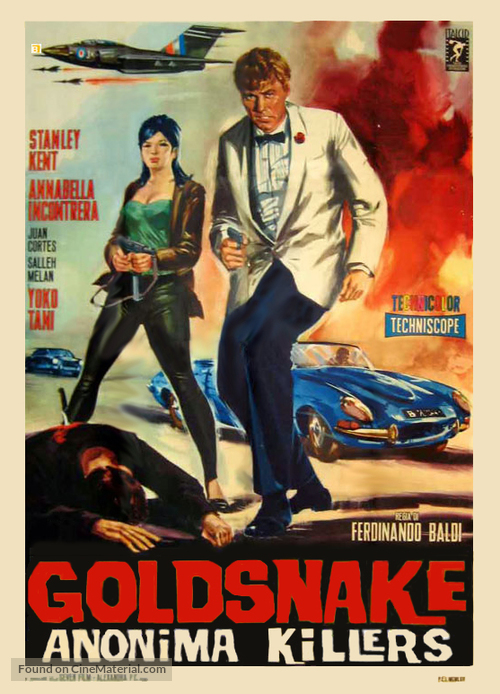 Goldsnake &#039;Anonima Killers&#039; - Italian Movie Poster