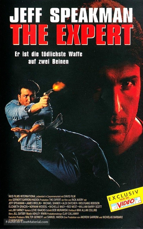 The Expert - German VHS movie cover