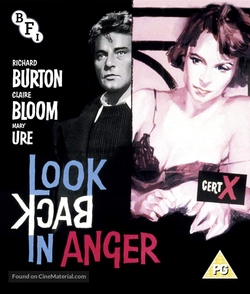 Look Back in Anger - British Blu-Ray movie cover