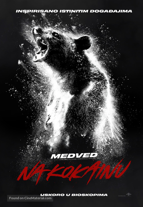 Cocaine Bear - Serbian Movie Poster