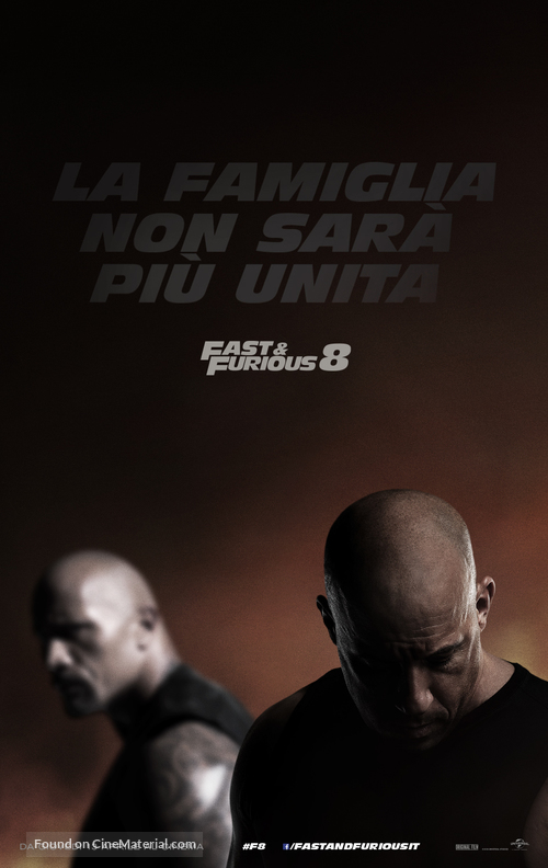 The Fate of the Furious - Italian Movie Poster