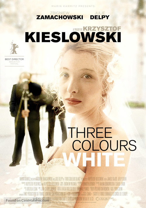 Trois couleurs: Blanc - Swedish Movie Poster