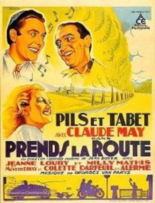 Langs de weg - French Movie Poster