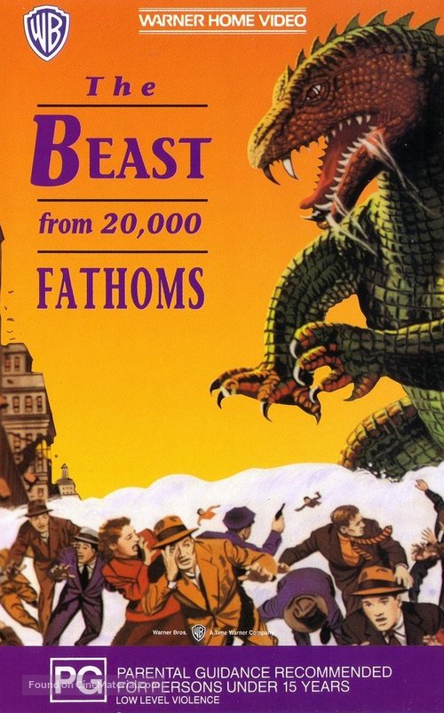 The Beast from 20,000 Fathoms - Australian VHS movie cover