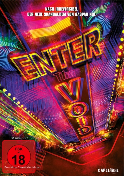 Enter the Void - German DVD movie cover