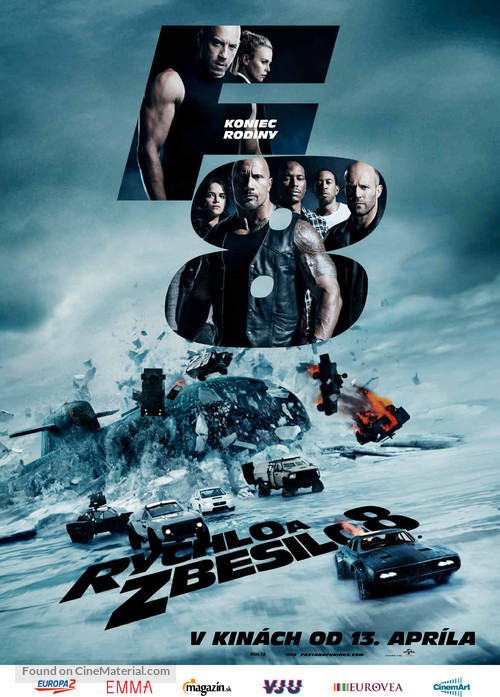 The Fate of the Furious - Slovak Movie Poster
