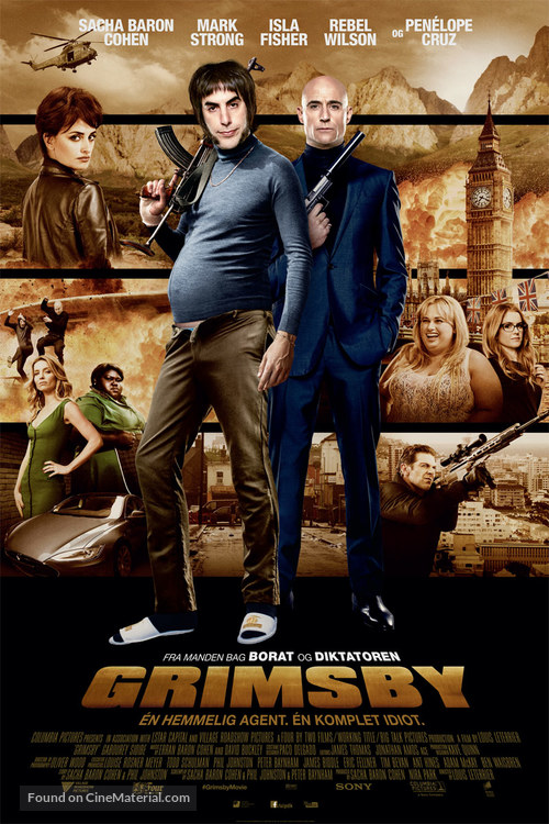 Grimsby - Danish Movie Poster