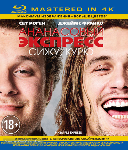 Pineapple Express - Russian DVD movie cover