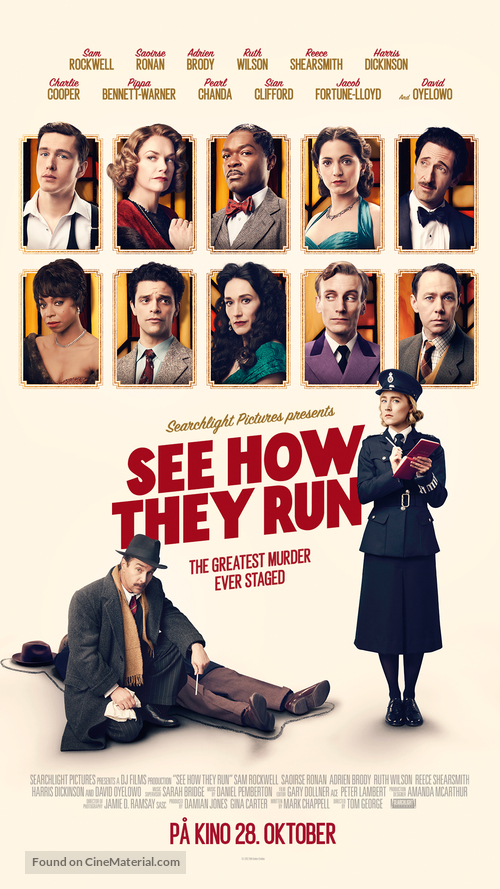 See How They Run - Norwegian Movie Poster