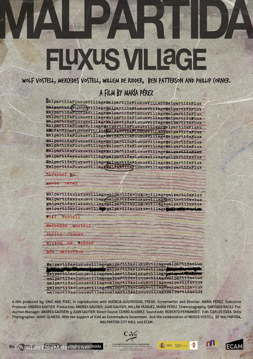 Malpartida Fluxus Village - Spanish Movie Poster