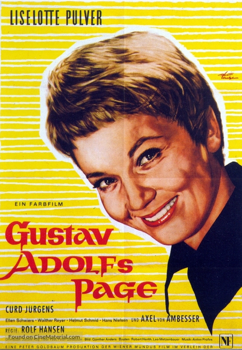 Gustav Adolfs Page - German Movie Poster