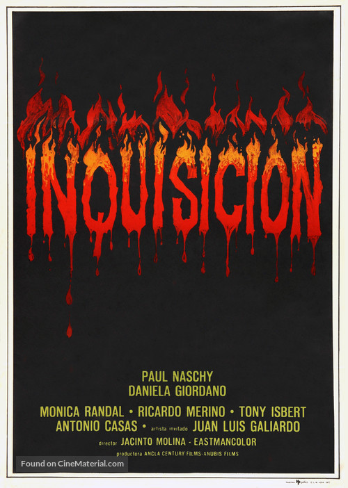 Inquisici&oacute;n - Spanish Movie Poster