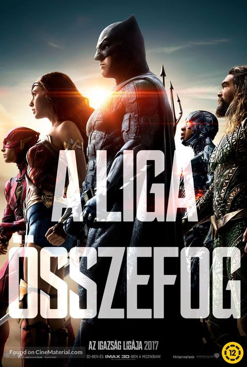 Justice League - Hungarian Movie Poster