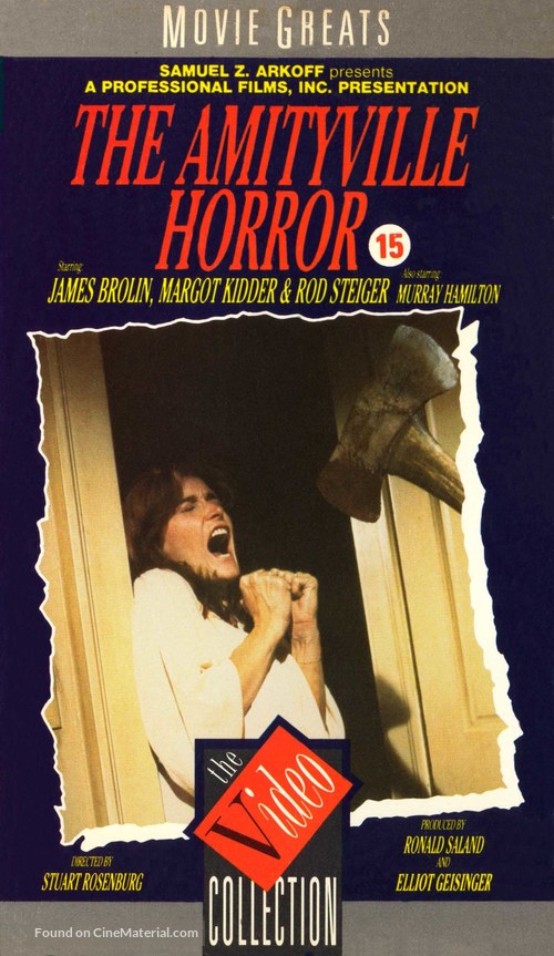 The Amityville Horror - British VHS movie cover