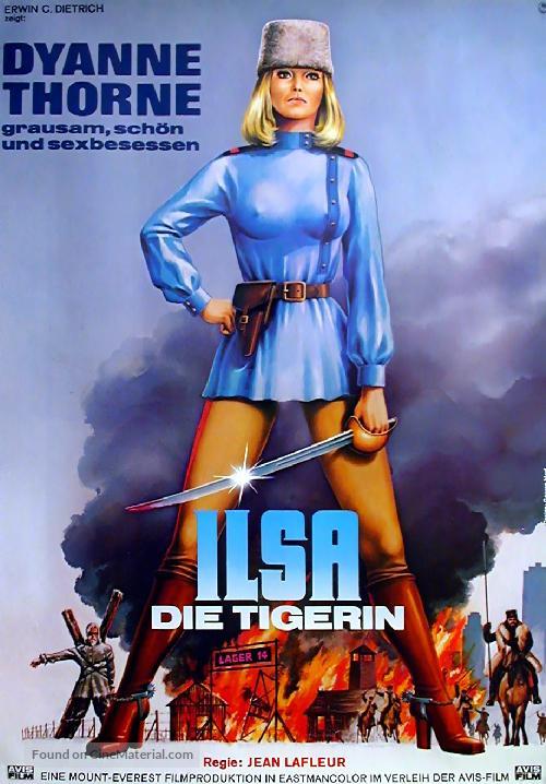 Ilsa the Tigress of Siberia - German Movie Poster