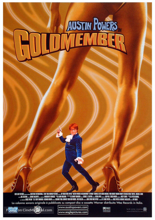Austin Powers in Goldmember - Italian Movie Poster