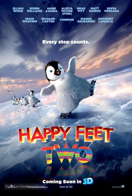 Happy Feet Two - British Movie Poster