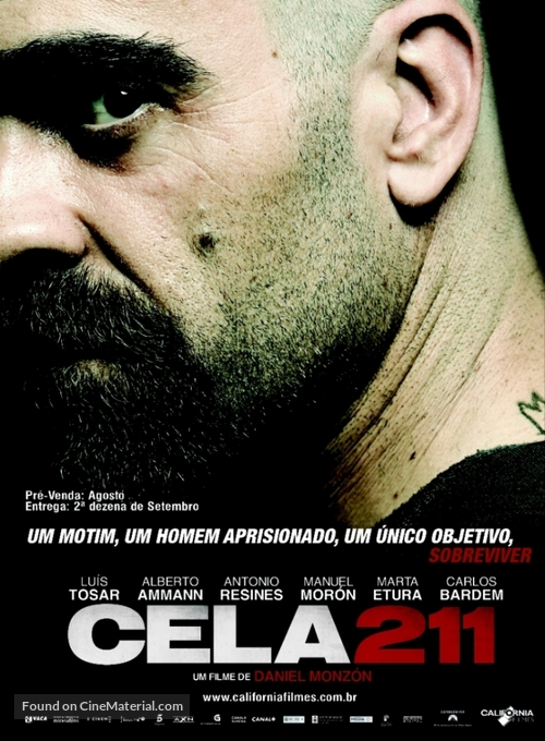 Celda 211 - Brazilian Movie Poster