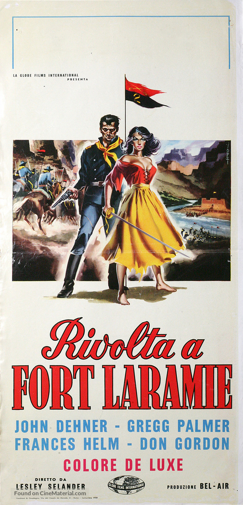 Revolt at Fort Laramie - Italian Movie Poster