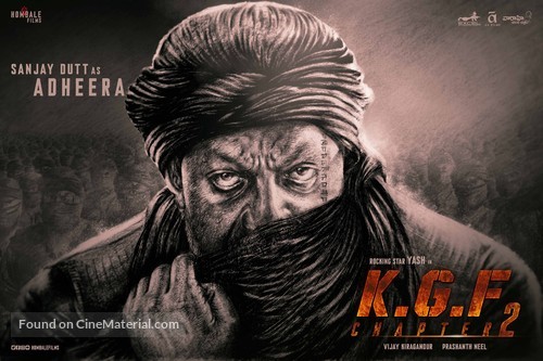 K.G.F: Chapter 2 - Indian Movie Poster