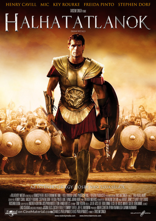 Immortals - Hungarian DVD movie cover