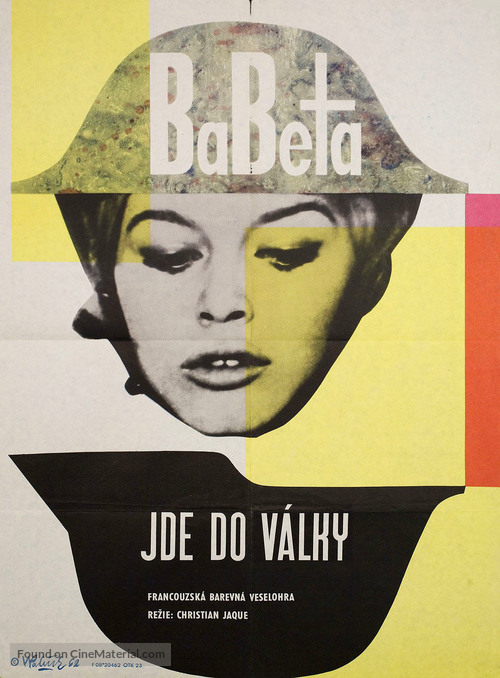 Babette s&#039;en va-t-en guerre - Czech Movie Poster