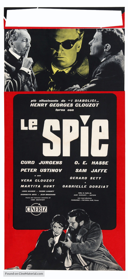Les espions - Italian Movie Poster