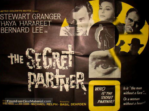 The Secret Partner - British Movie Poster
