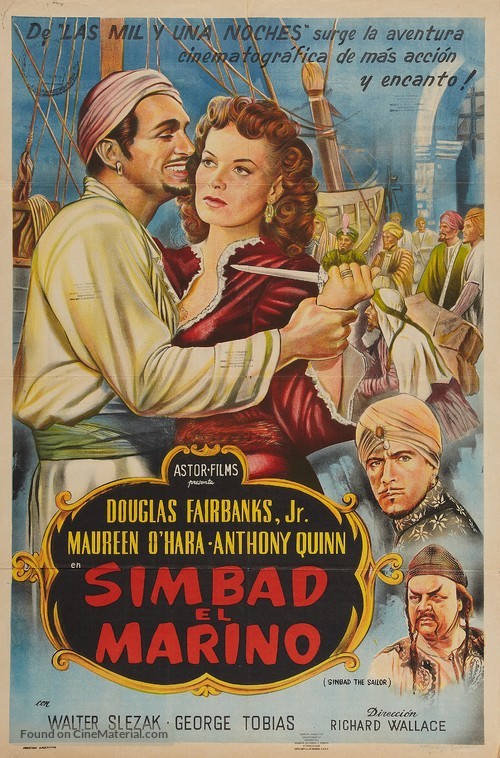Sinbad the Sailor - Argentinian Movie Poster
