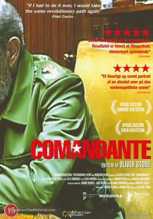 Comandante - Danish poster