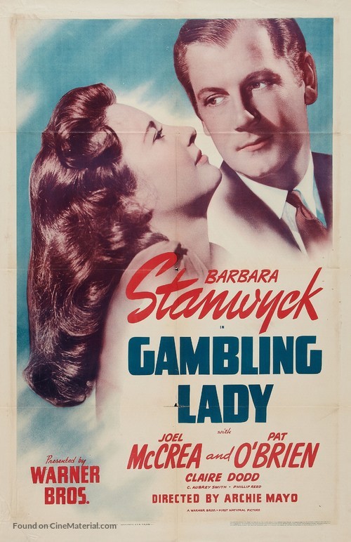 Gambling Lady - Re-release movie poster