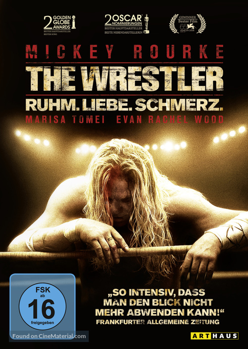 The Wrestler - German DVD movie cover