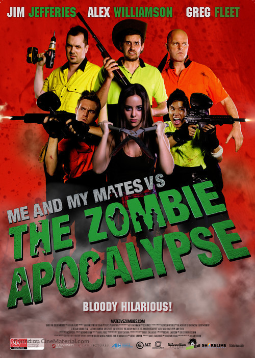 Me and My Mates vs. The Zombie Apocalypse - Australian Movie Poster