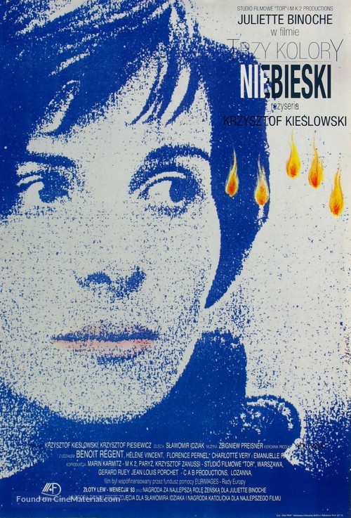 Trois couleurs: Bleu - Polish Movie Poster