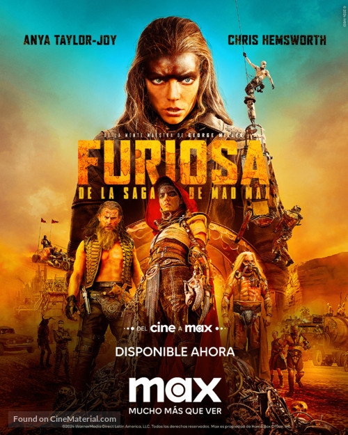 Furiosa: A Mad Max Saga - Mexican Movie Poster