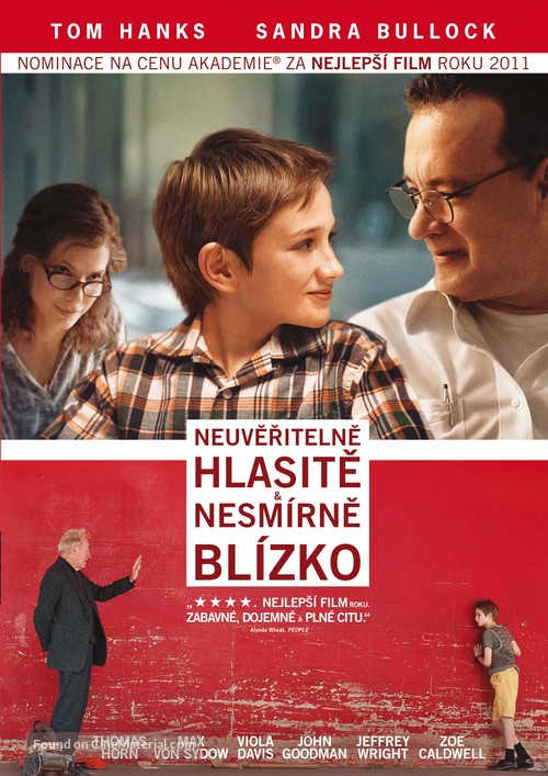 Extremely Loud &amp; Incredibly Close - Czech DVD movie cover