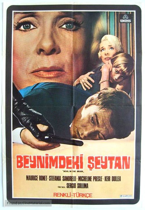 Il diavolo nel cervello - Turkish Movie Poster