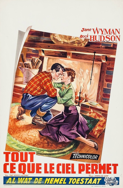 All That Heaven Allows - Belgian Movie Poster