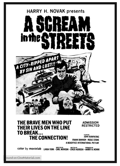 A Scream in the Streets - poster