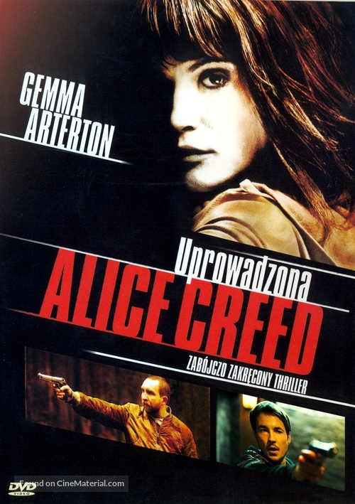 The Disappearance of Alice Creed - Polish DVD movie cover