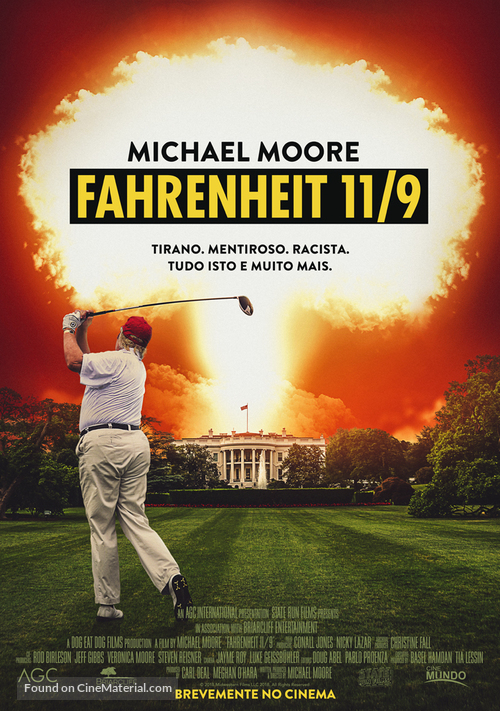 Fahrenheit 11/9 - Portuguese Movie Poster