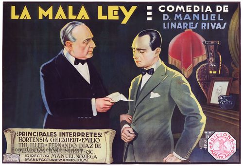 La mala ley - Spanish Movie Poster