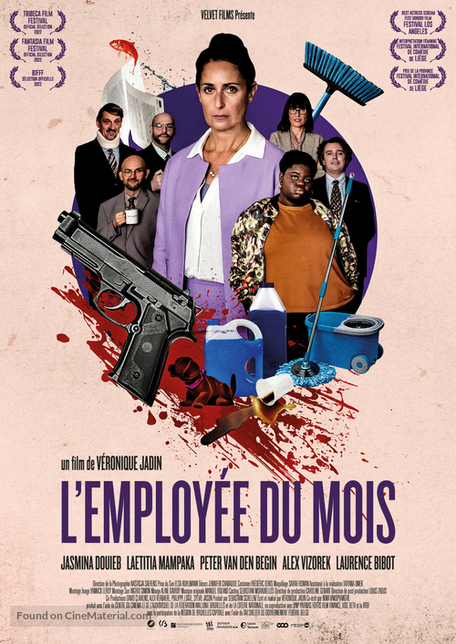 L&#039;employ&eacute;e du mois - Belgian Movie Poster