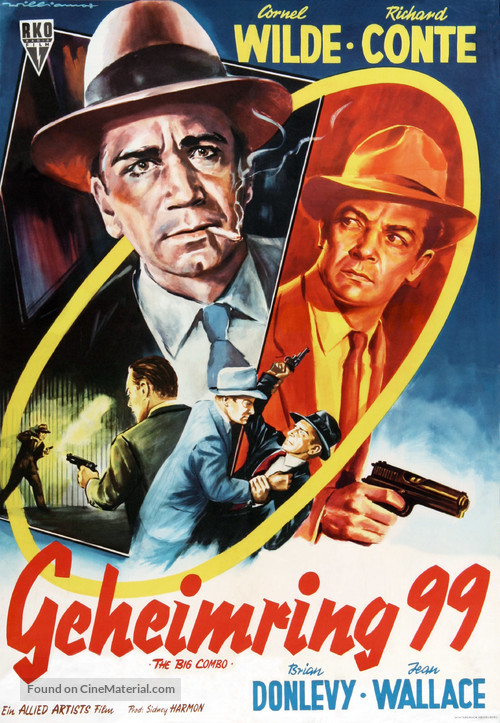 The Big Combo - German Movie Poster