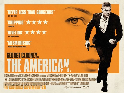 The American - British Movie Poster